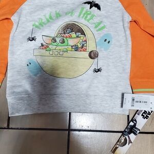 Star Wars Kids Halloween Shirt - Orange & Gray